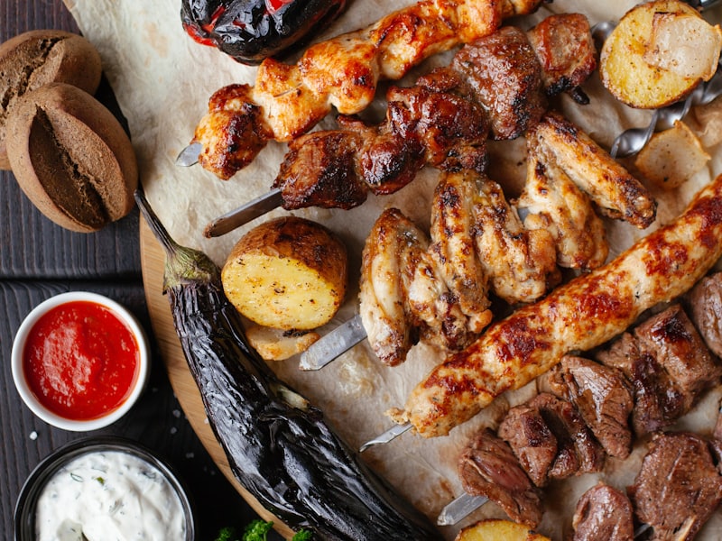 Mixed grill at an Egyptian restaurant